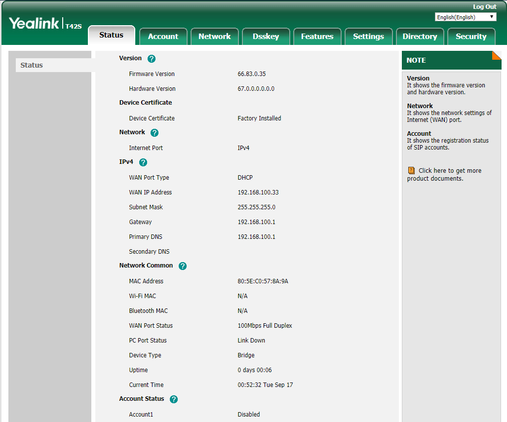 Yealink sip voip Yealink sip voip