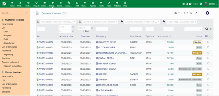 Dolibarr erp crm